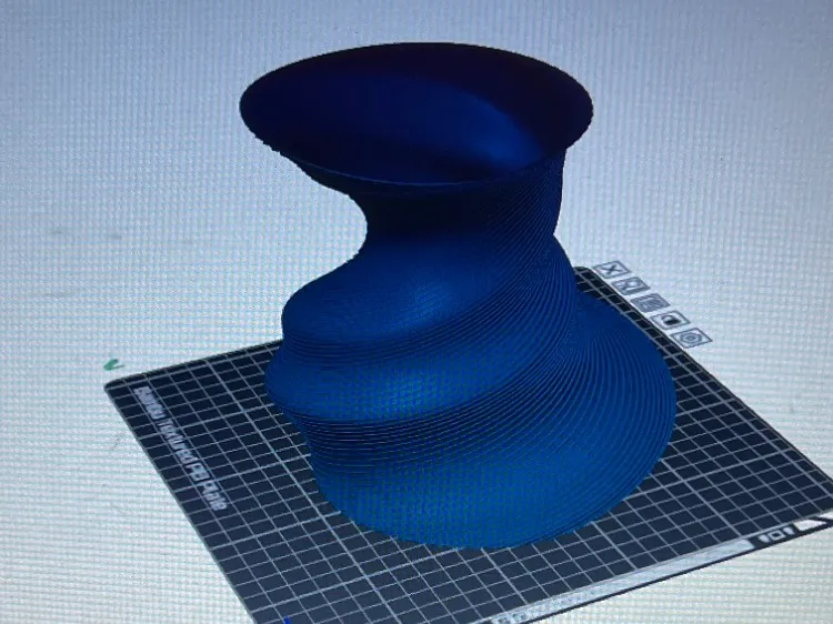 Stylische Vase