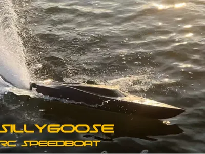 SillyGoose RC Speedboat (STEP Files)