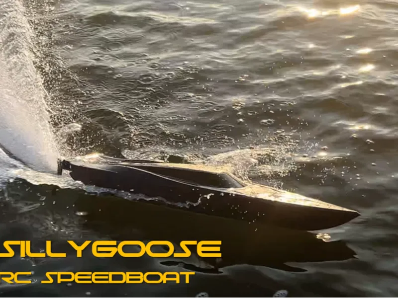 SillyGoose RC Speedboat (STEP Files)