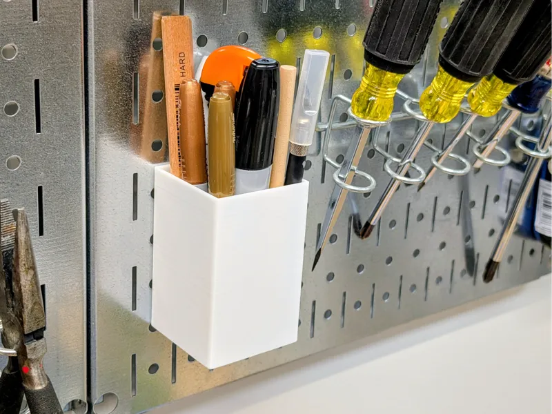 Wall Control Slots - Customizable Peg Board Bin