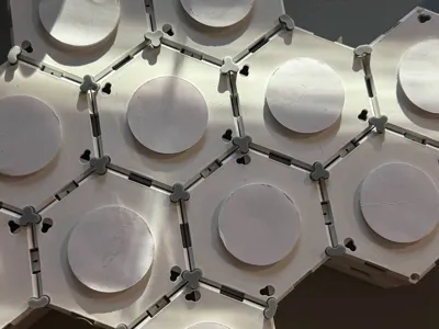 Hex Wall Light Body Clip