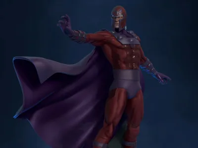 Magneto 3D print model