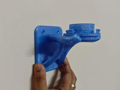 Wall mount for Shades _bellows wave lamp