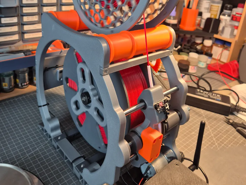 High-Speed Respooler: Opto + Spool-Full +2.5kg - Free 3D Print Model ...