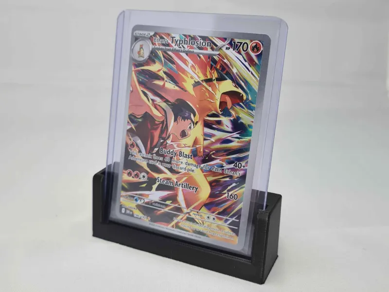 Pokemon Toploader display stand