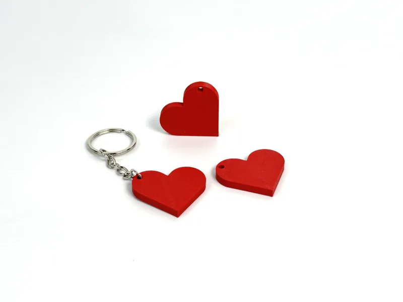 Heart keychain