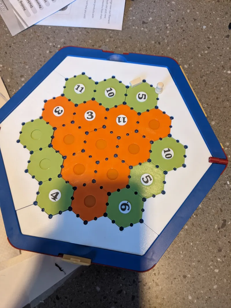Travel Catan Tiles + Border