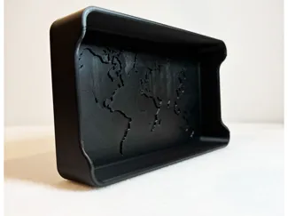 200% Scaled and Cut - World Map Catch-All Tray
