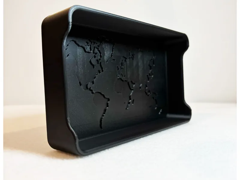 200% Scaled and Cut - World Map Catch-All Tray