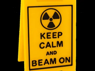 Keep Calm and Beam On - Mini Desktop Sign