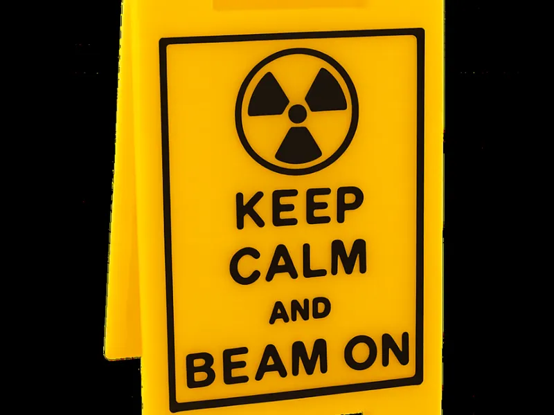Keep Calm and Beam On - Mini Desktop Sign