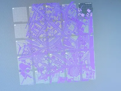 Karlsbad Sliced Model 1:1000 25 Plates
