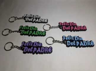 Father's Day Keychain / Llavero del día del Padre