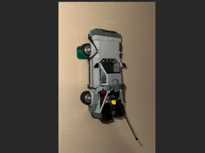 Legó Speed Champions Delorean Wall Mount