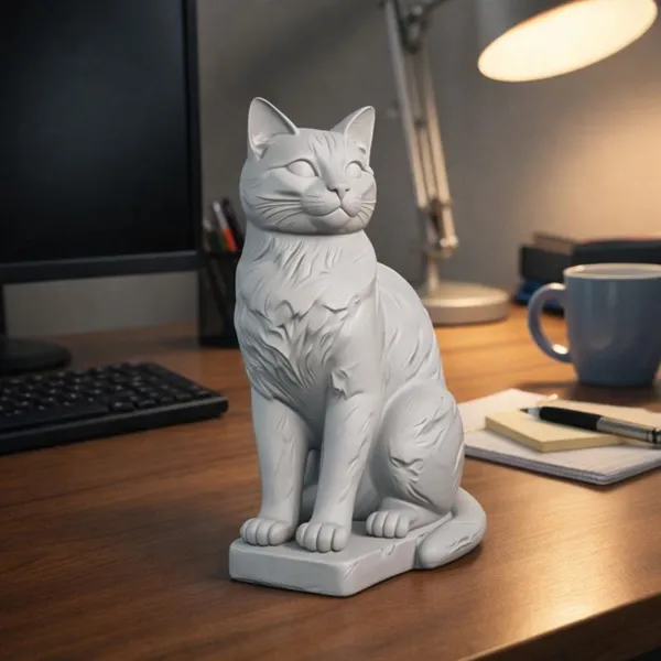 Statuette de chat