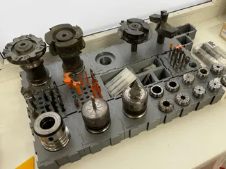 Modular HSK63 CNC Tool Storage System