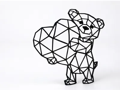 Bear with a heart