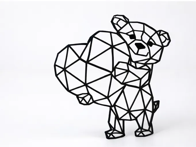 Bear with a heart