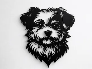 Maltese dog Wall decoration