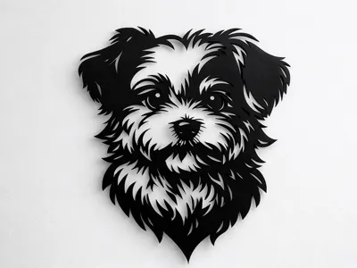 Maltese dog Wall decoration