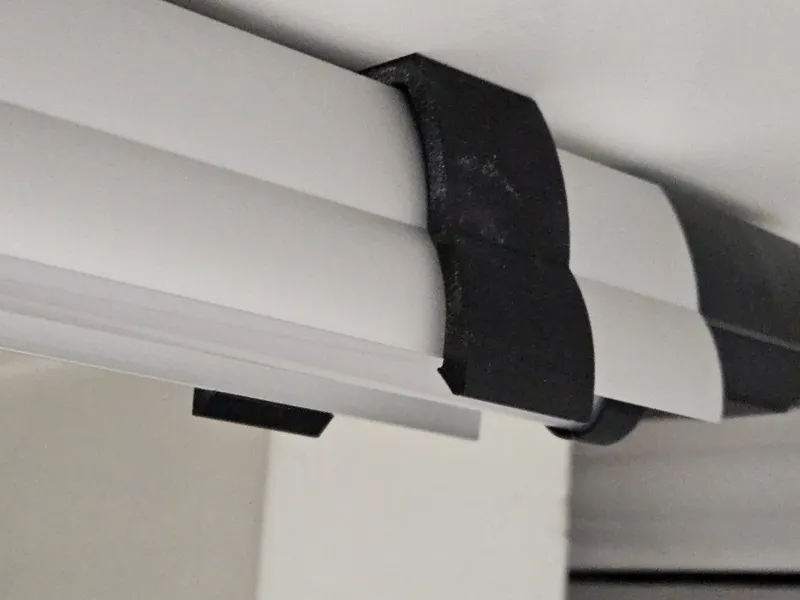 BRAUN 5500 Lumen 4 ft. Shop Light Snap-In Bracket