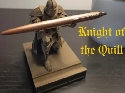 Knight pen holder 