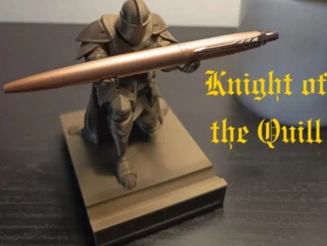 Knight pen holder 