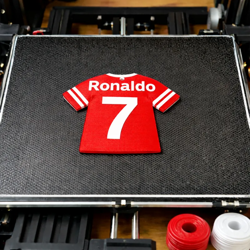Christiano Ronaldo Jersey Keychain