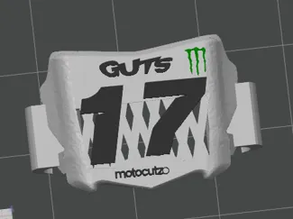 Mini Vented Motocutz plate for mini Surron