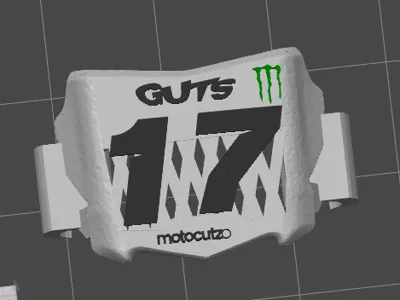 Mini Vented Motocutz plate for mini Surron