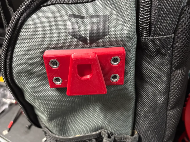 Tough built Cliptech backpack mount 