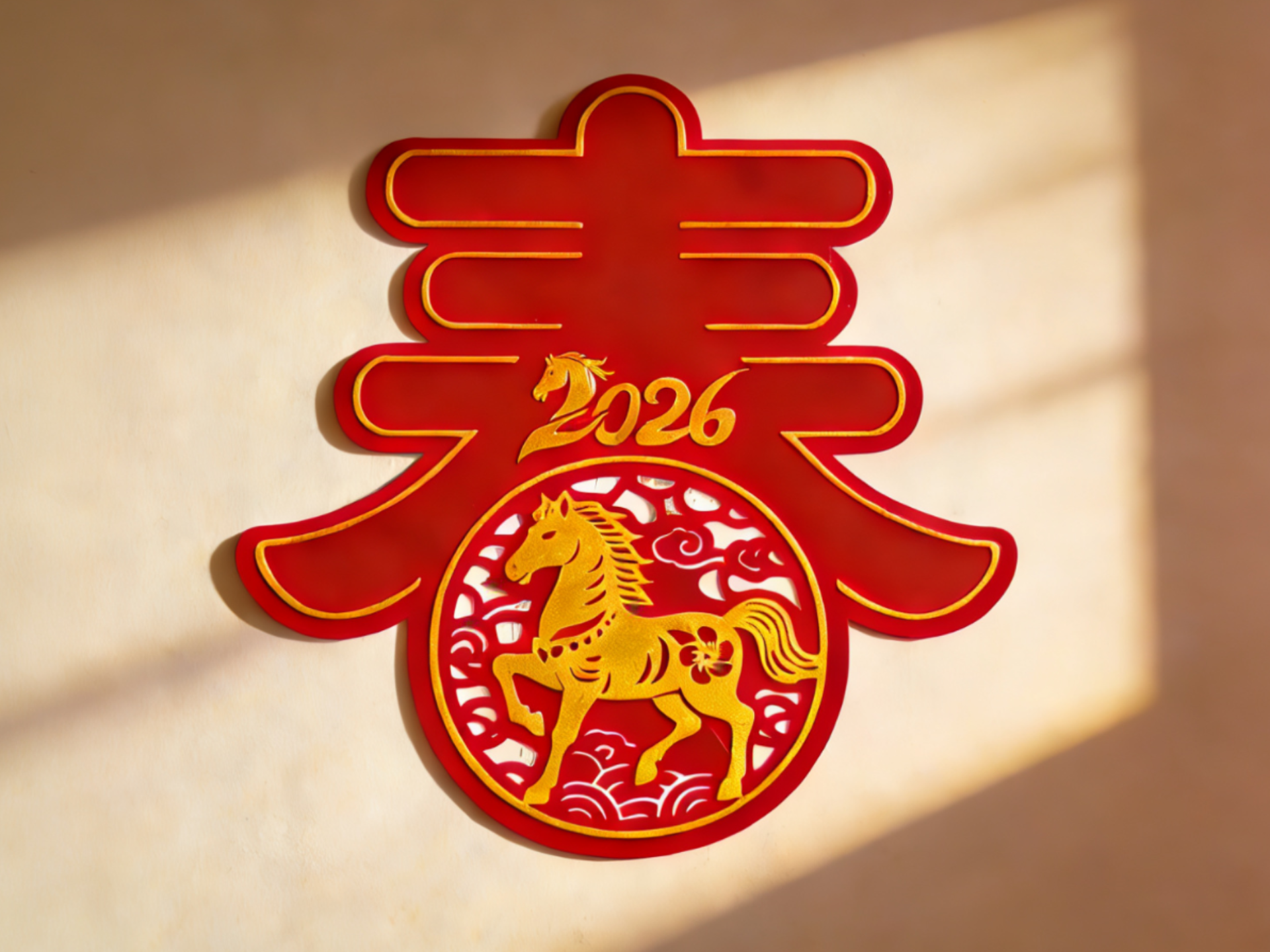 2026马年新春贴纸