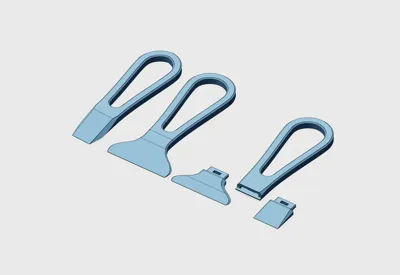 Modular Bed Scraper with Replaceable Blades