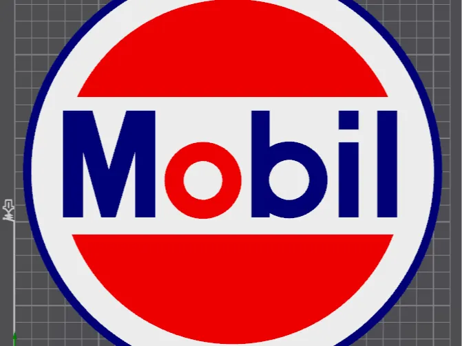 Mobil Motor Oils sign Wall Decoration Logo Poster