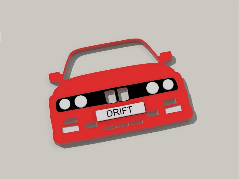 BMW E30 brelok do kluczy Key Chain 2D AMS