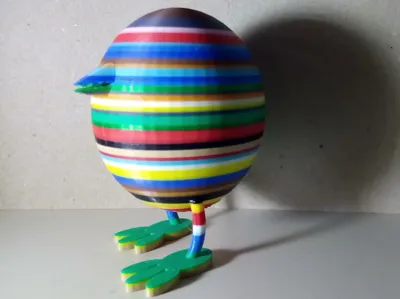 Egg with feet