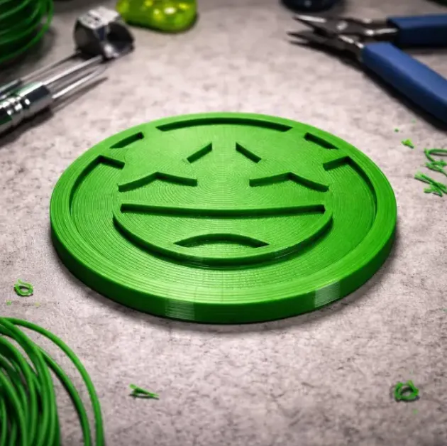 Star Eyes Emoji Coin