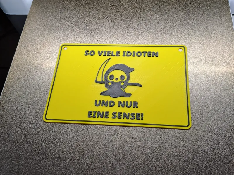 Schild Sense