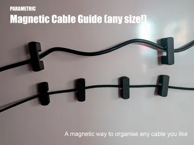 Parametric Magnetic Cable Guide
