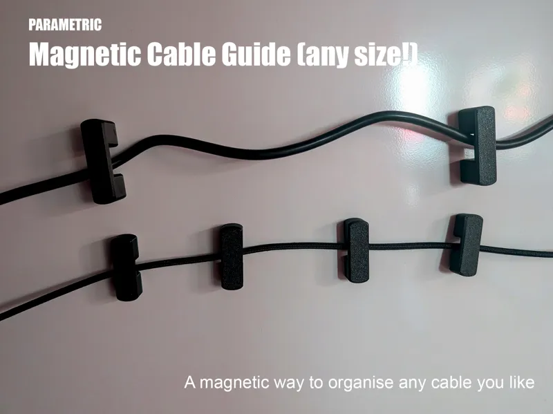 Parametric Magnetic Cable Guide
