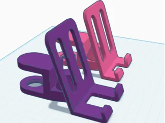 Remix of Turnable Phone Stand with desk clamp