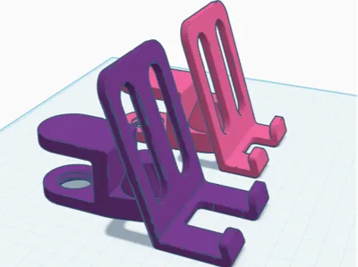 Remix of Turnable Phone Stand with desk clamp
