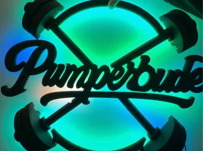 Pumperbude – Wall Logo (1-piece or 9-piece)