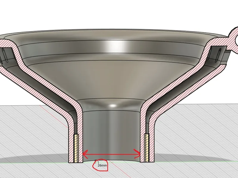 Funnel with air vent