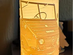 Mercedes Unimog Lithophane