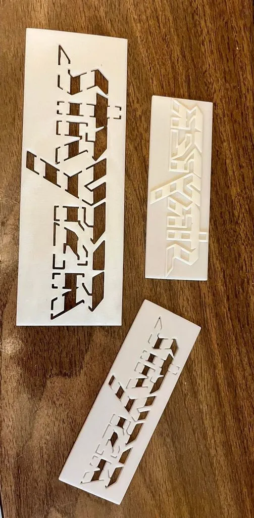Stryper Logo Stencil and Stamp