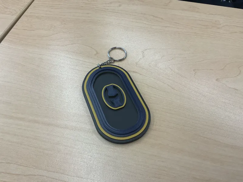 Hoban track keychain 