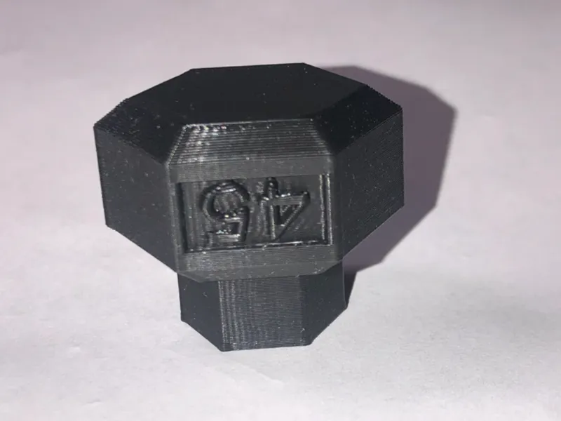 dumbbell drawer pull