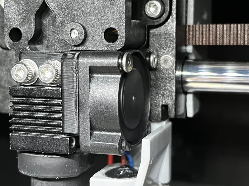 Qidi Q1 Pro hotend air duct (longer screws)