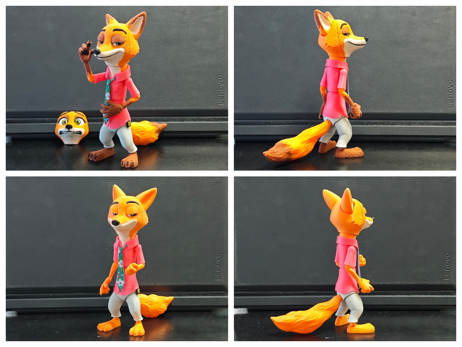疯狂动物城2 狐尼克 Nick Wilde 关节可动人偶